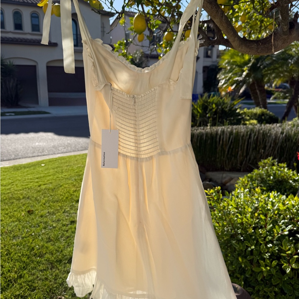 NTW Reformation Christine Dress White Size 0 - Picture 7 of 9